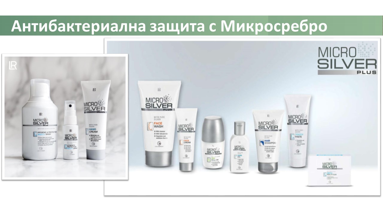Антибактериална защита с Микросребро Антибактериална защита с Микросребро